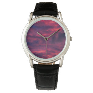 Reloj De Pulsera rojo de agosto