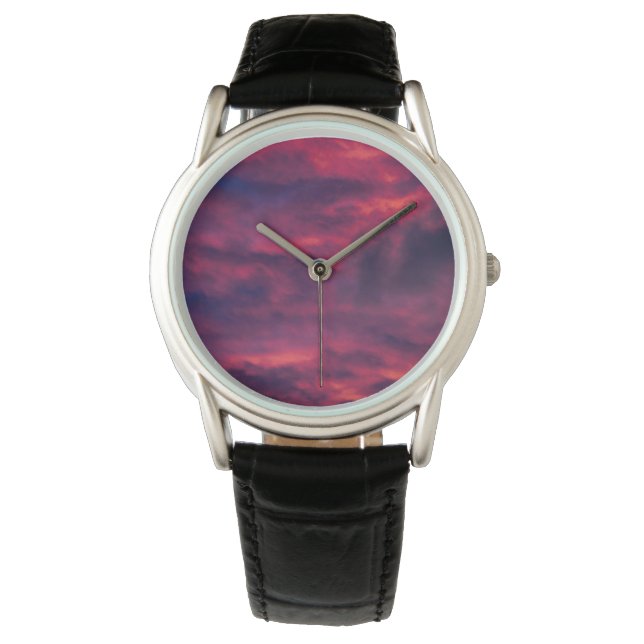 Reloj De Pulsera rojo de agosto (Anverso)
