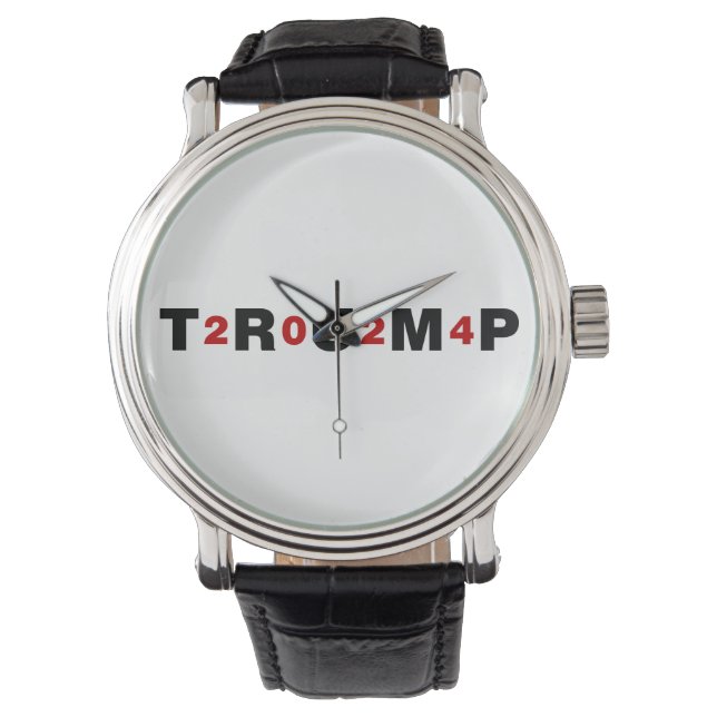 Reloj De Pulsera Rojo de Trump 2024 (Anverso)
