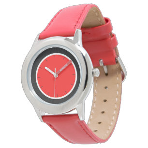 Reloj De Pulsera rojo y negro máximo