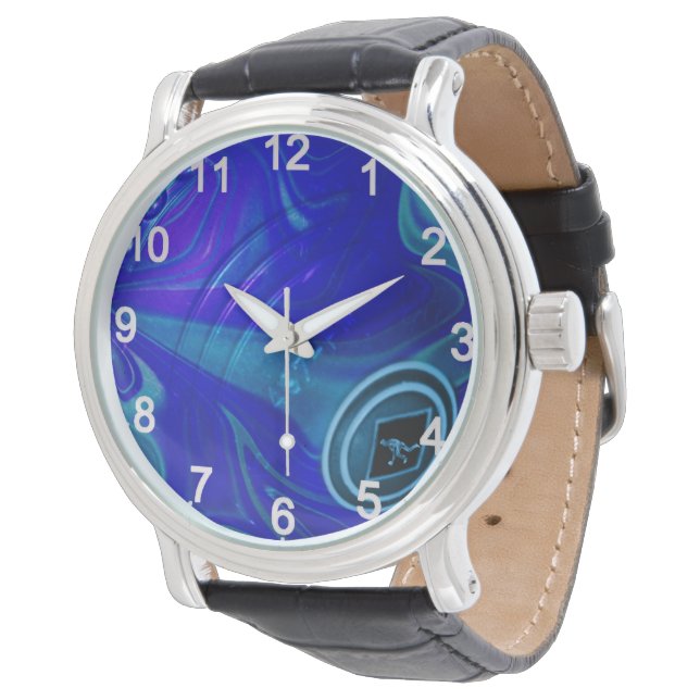 Reloj De Pulsera Rolling Blue: El clásico bowl sobre césped (Angular)