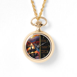 Reloj De Pulsera Romanos 6:23  Iglesia Blanca  oro