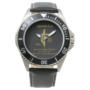 Reloj De Pulsera Romanos 8:28 Watch