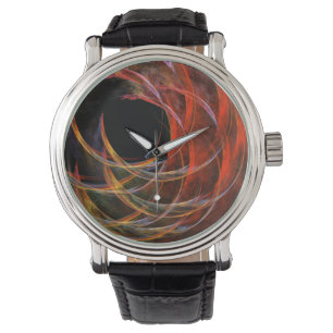Reloj De Pulsera Rompiendo el arte abstracto del círculo