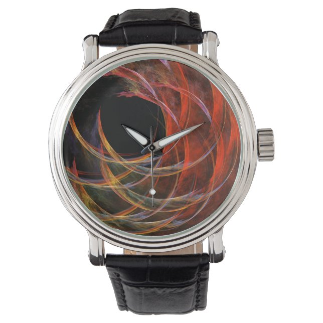 Reloj De Pulsera Rompiendo el arte abstracto del círculo (Anverso)