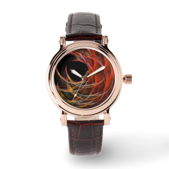 Reloj De Pulsera Rompiendo el arte abstracto del círculo (Anverso)