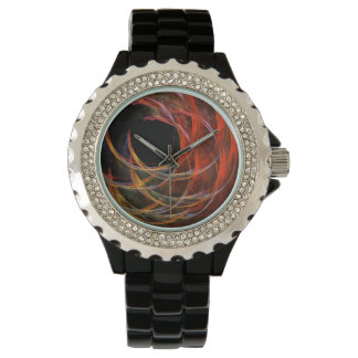 Reloj De Pulsera Rompiendo el arte abstracto del círculo