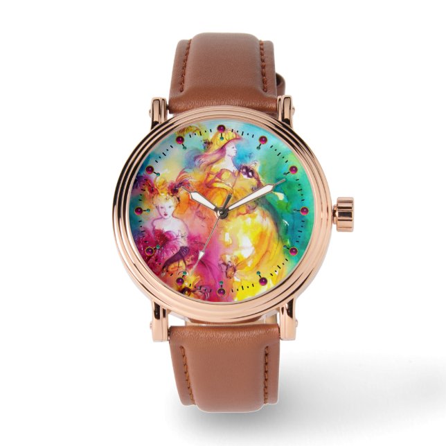 Reloj De Pulsera RONDO EN LAGUNA / Ball veneciano de mascarada (Anverso)