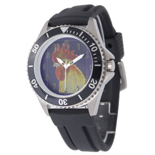Reloj De Pulsera Rooster: Cabeza estilo libre