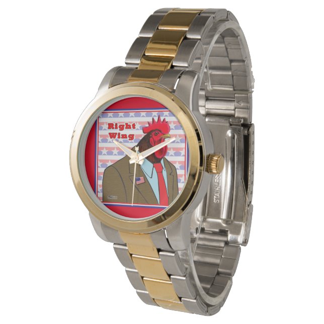 Reloj De Pulsera Rooster de ala derecha (Angular)