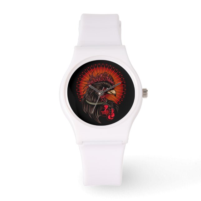 Reloj De Pulsera Rooster de boxeo (Anverso)