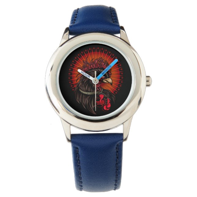 Reloj De Pulsera Rooster de boxeo (Anverso)