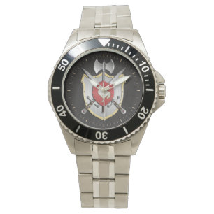 Reloj De Pulsera Rooster Sigil Battle Escudo