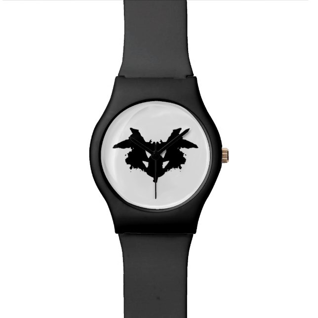 Reloj De Pulsera Rorschach Inkblot (De cerca)