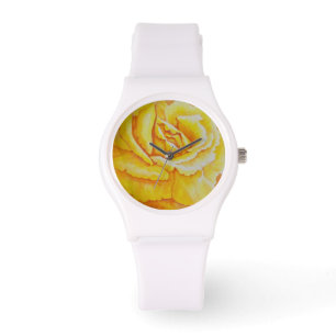 Reloj De Pulsera Rosa amarillo