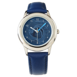 Reloj De Pulsera rosa azul aterciopelada