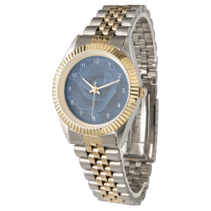 Reloj De Pulsera Rosa azul de terciopelo