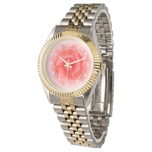 Reloj De Pulsera rosa coral rosa