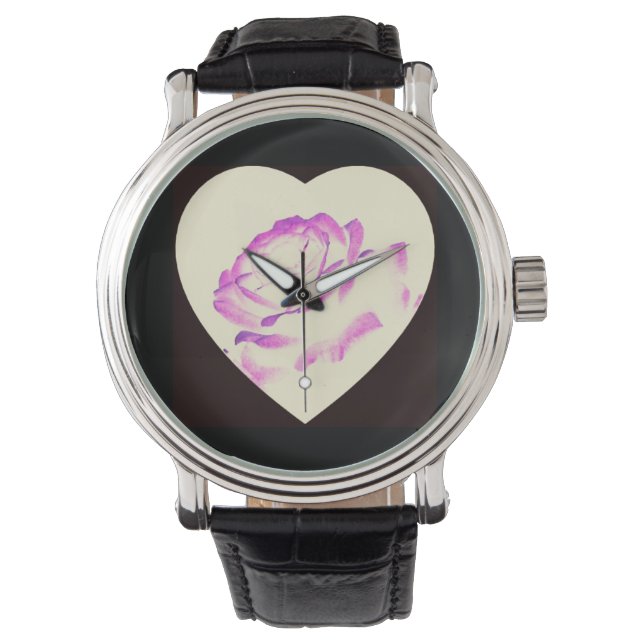 Reloj De Pulsera Rosa de amor eWatch (Anverso)