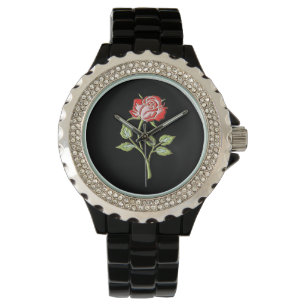 Reloj De Pulsera Rosa de color sencillo