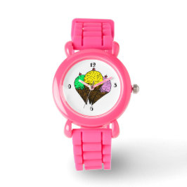 Reloj De Pulsera rosa de conexión
