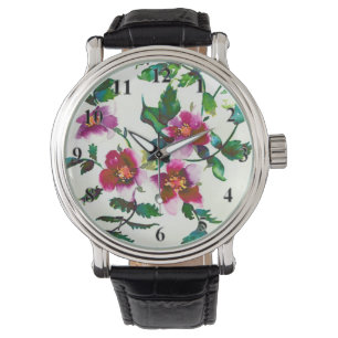 Reloj De Pulsera Rosa de cosecha