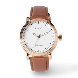 Reloj De Pulsera Rosa de cosecha de oro para hombres de marca perso