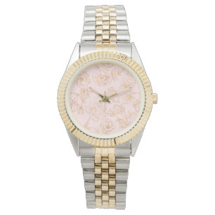 Reloj De Pulsera Rosa de oro elegante