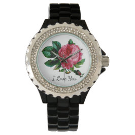 Reloj De Pulsera Rosa de repollo Watch