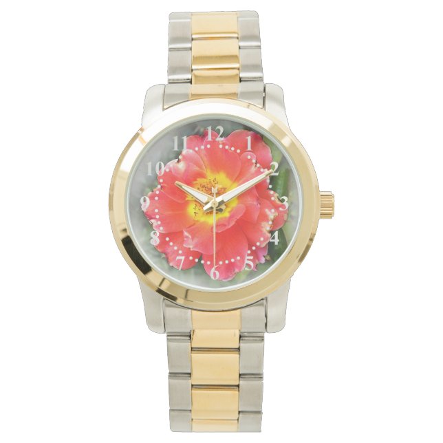 Reloj De Pulsera Rosa en otoño (Anverso)