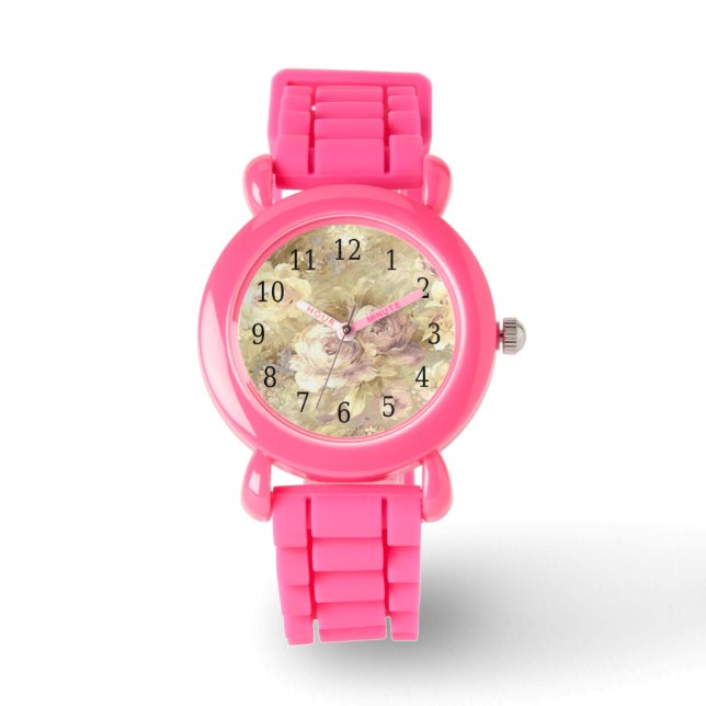 Reloj De Pulsera Rosa Garden Watch (Anverso)
