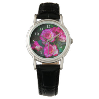 Reloj De Pulsera Rosa Garden Watch