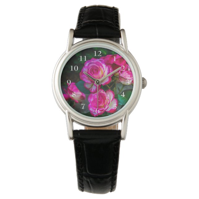Reloj De Pulsera Rosa Garden Watch (Anverso)