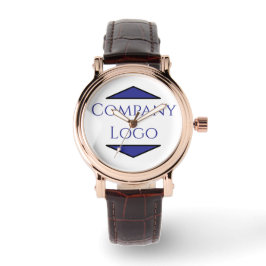 Reloj De Pulsera Rosa Gold Vintage Corporate Watch con logotipo