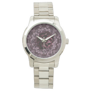 Reloj De Pulsera Rosa Mandala