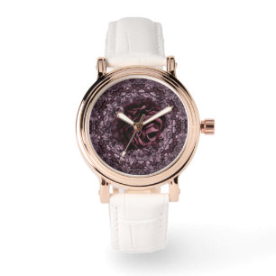 Reloj De Pulsera Rosa Mandala