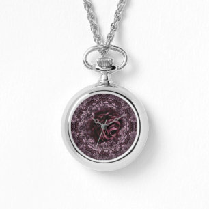 Reloj De Pulsera Rosa Mandala