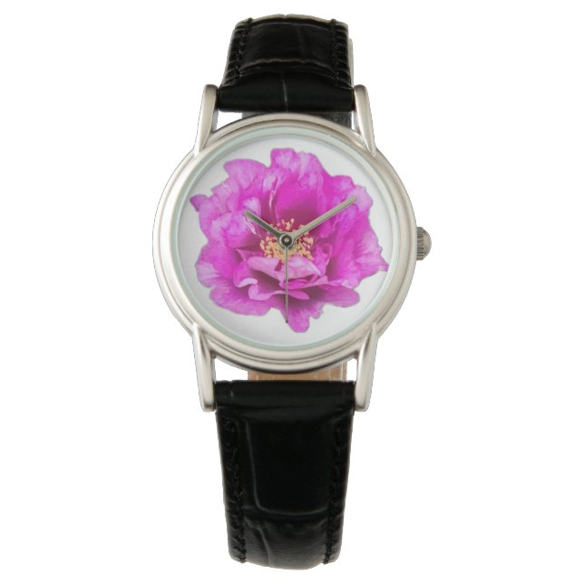 Reloj De Pulsera Rosa Púrpura (Anverso)