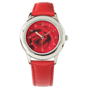 Reloj De Pulsera Rosa Roja