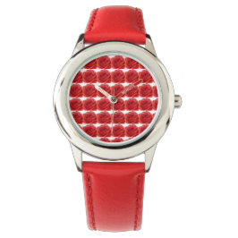 Reloj De Pulsera Rosa Roja
