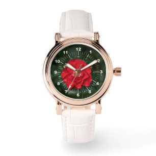 Reloj De Pulsera Rosa roja P6568