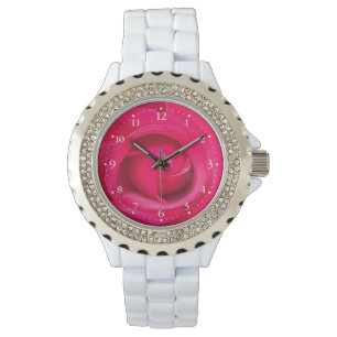 Reloj De Pulsera Rosa Roja Romántica