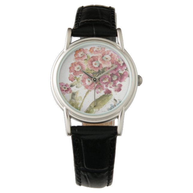 Reloj De Pulsera Rosa rosa (Anverso)