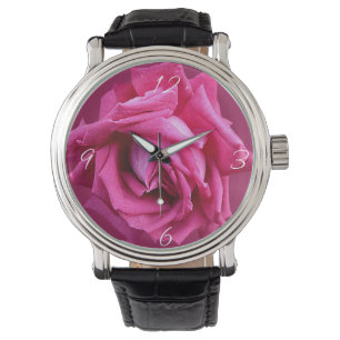Reloj De Pulsera Rosa rosa moderno moderno de moda boho hermoso