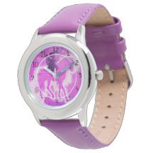 Rosa y morado de unicornio colorido