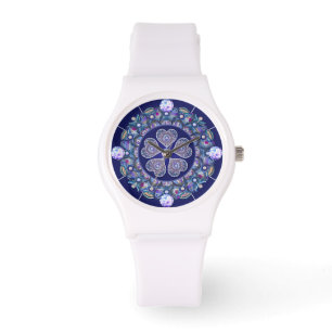 Reloj De Pulsera Rosario azul