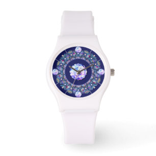 Reloj De Pulsera Rosario azul