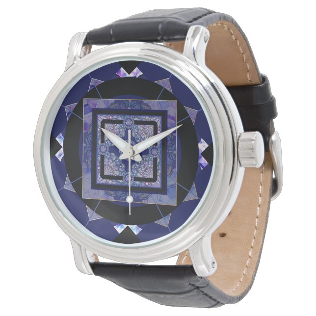 Reloj De Pulsera Rosario azul (Angular)