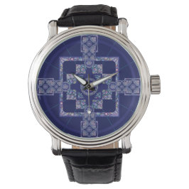 Reloj De Pulsera Rosario azul