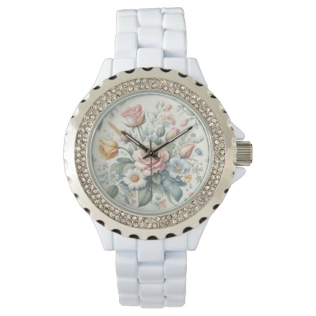 Reloj De Pulsera Rosas  (Anverso)